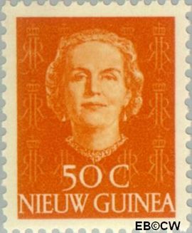 Nieuw-Guinea NG 16 1950 Type 'En Face' Gebruikt 50