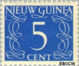 Nieuw-Guinea NG 6 1950 Type 'van Krimpen' Gebruikt 5
