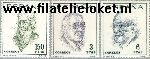 SPA 1653#1655 Postfris 1966 Dichters en toneelschrijvers
