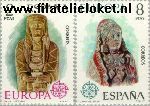 SPA 2072#2073 Postfris 1974 C.E.P.T.- Sculpturen