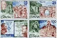 SPA 2471#2474 Postfris 1980 Int. Postzegeltentoonstelling ESPAMER '80 Madrid