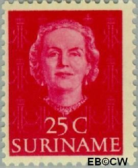 Suriname SU 288 1951 Type 'En Profile' Gebruikt 25