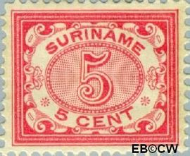 Suriname SU 46 1902 Drukwerkzegel Gebruikt 5