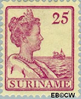 Suriname SU 96 1915 Scheepjes-type Gebruikt 25