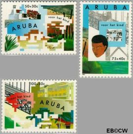 Aruba AR 131#133 1993 Symboliek Postfris