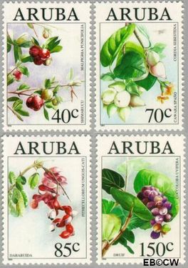 Aruba AR 144#147 1994 Bloemen Postfris