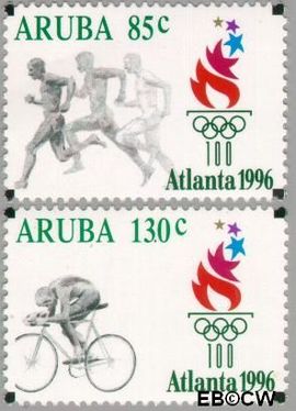 Aruba AR 178#179 1996 Olympische Spelen Atlanta Postfris