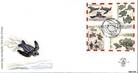 Aruba AR E108 2003 Schildpadden FDC zonder adres