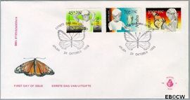 Aruba AR E6 1986 Kind en insect FDC zonder adres