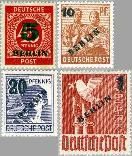 Berlin ber 64#67  1949 Opdruk  Postfris