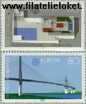 Bundesrepublik BRD 1321#1322  1987 C.E.P.T.- Moderne architectuur  Postfris