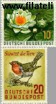 Bundesrepublik BRD 274#275  1957 Natuurbescherming  Postfris