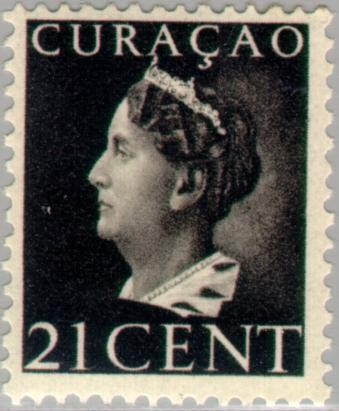 Curaçao CU 173 1947 Type 'Konijnenburg' 21 Ongebruikt