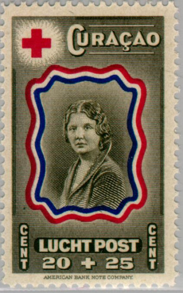 Curaçao CU LP47 1944 Nederlandsche Roode Kruis 20+25 Gebruikt