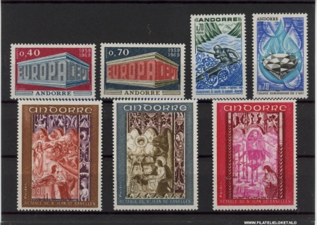 Frans Andorra ANF1969 Complete jaargang Frans Andorra 1969 Postfris