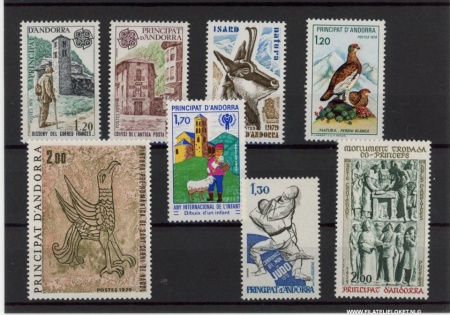 Frans Andorra ANF1979 Complete jaargang Frans Andorra 1979 Postfris