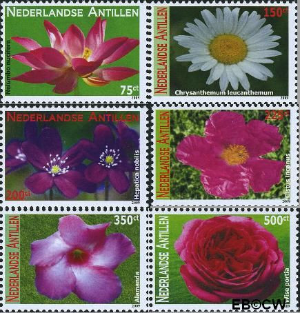 Ned. Antillen NA 1877#1882 ** Bloemen Postfris