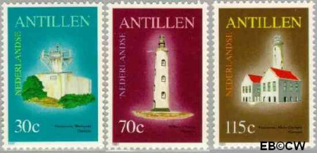 Ned. Antillen NA -982#984 ** Vuurtorens Postfris