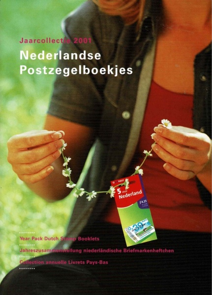 Nederland JCB2001 2001 Jaarcollectie P.T.T. Postzegelboekjes Postfris