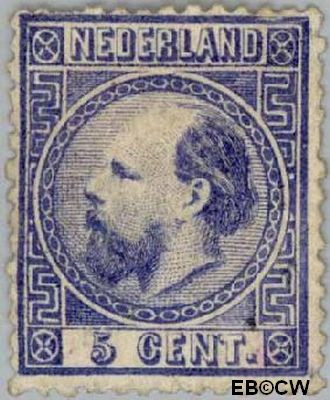Nederland NL 0007 1867 Koning Willem III- 3e emissie Gebruikt 5