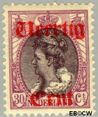Nederland NL 0102 1919 Koningin Wilhelmina- Hulpuitgifte Gebruikt 40#30