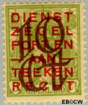 Nederland NL 0132 1923 Opruimingsuitgifte Ongebruikt 10#3