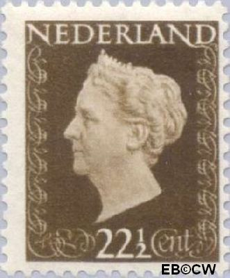 Nederland NL 0482 1947 Koningin Wilhelmina- Type 'Hartz' Ongebruikt 22½