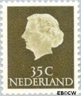 Nederland NL 0625 1954 Koningin Juliana- Type 'En Profile' Ongebruikt 35