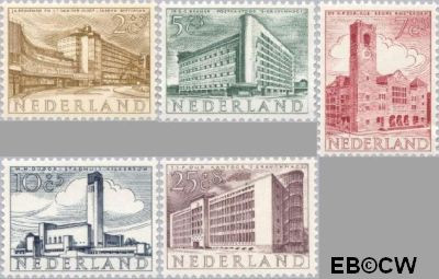 Nederland NL 0655#659 1955 Gebouwen Ongebruikt