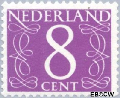 Nederland NL 0775 1962 Cijfer- Proef fluorescentie Gebruikt 8