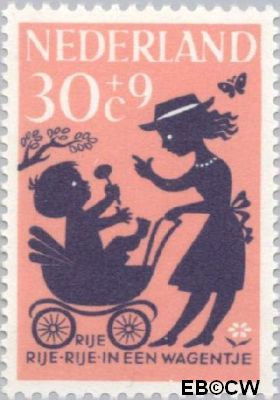 Nederland NL 0806 1963 Kinderrijmpjes Gebruikt 30+9