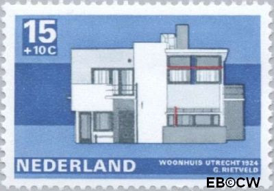Nederland NL 0921 1969 Architectuur Gebruikt 15+10
