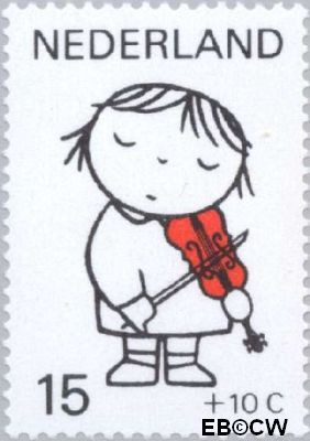 Nederland NL 0933 1969 Kind en muziek Gebruikt 15+10