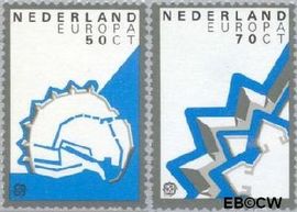 Nederland NL 1271#1272 1982 C.E.P.T.- Historische gebeurtenissen Postfris