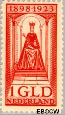 Nederland NL 129 1923 Koningin Wilhelmina- Regeringsjubileum Gebruikt 100