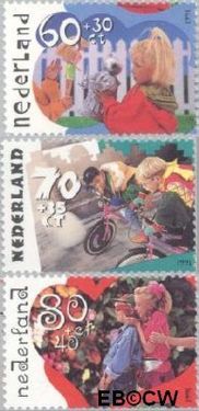 Nederland NL 1483#1485 1991 Kinderspelen Postfris