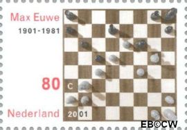 Nederland NL 1969a 2001 Euwe, Max Gebruikt 80