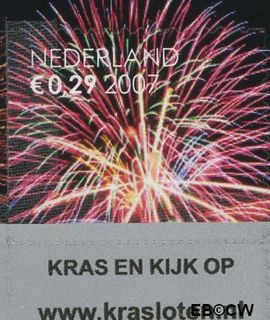 Nederland NL 2544 2007 Kerst- kraszegels Gebruikt 29+10