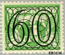 Nederland NL 368 1940 Cijfer type 'Guilloche' of ' tralie' Gebruikt 60
