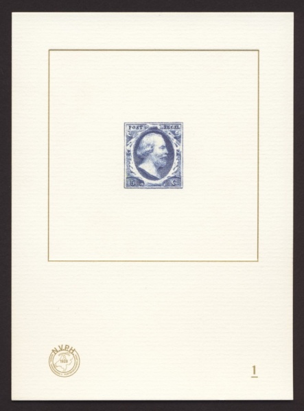 Nederland NL BD1 2004 Blauwdruk met afbeelding NVPH nummer 1 2½