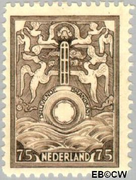 Nederland NL BK3 1921 Vervoer in drijvende brandkast Gebruikt 75