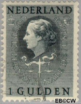Nederland NL D40 1951 Cour Internationale de Justice Gebruikt 100