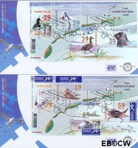 Nederland NL E481ab 2003 Nederlandse Wad FDC zonder adres