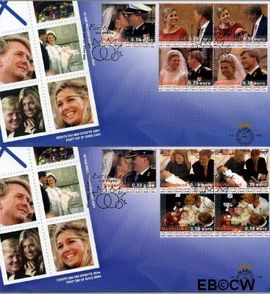 Nederland NL E493c 2004 Koninklijke Familie (III) FDC zonder adres