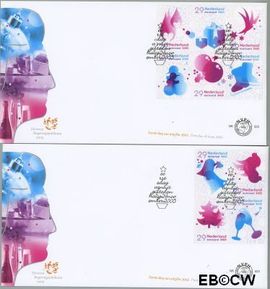 Nederland NL E523 2005 Decemberzegels- kerst en nieuwjaarsvoorstellingen FDC zonder adres