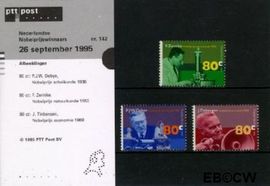 Nederland NL M142 1995 Nobelprijswinnaars Postfris