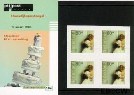 Nederland NL M184 1998 Huwelijk Postfris