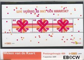 Nederland NL M400 2009 Weken van de kaart Postfris