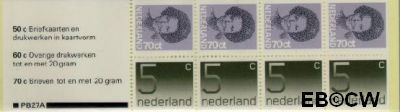 Nederland NL PB27a 1982 4x70 Beatrix 'Stippeltjes' Struycken,4x5 cijfer Gebruikt