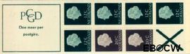 Nederland NL PB7b 1967 5x12 Juliana en profile, 2x20 Juliana en profile Postfris